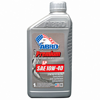 ABRO Масло моторное полусинтетическое Premium Synthetic Blend 10W40 1л /12шт